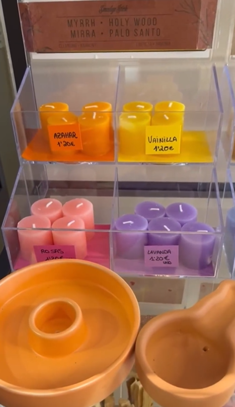 Velas aromáticas